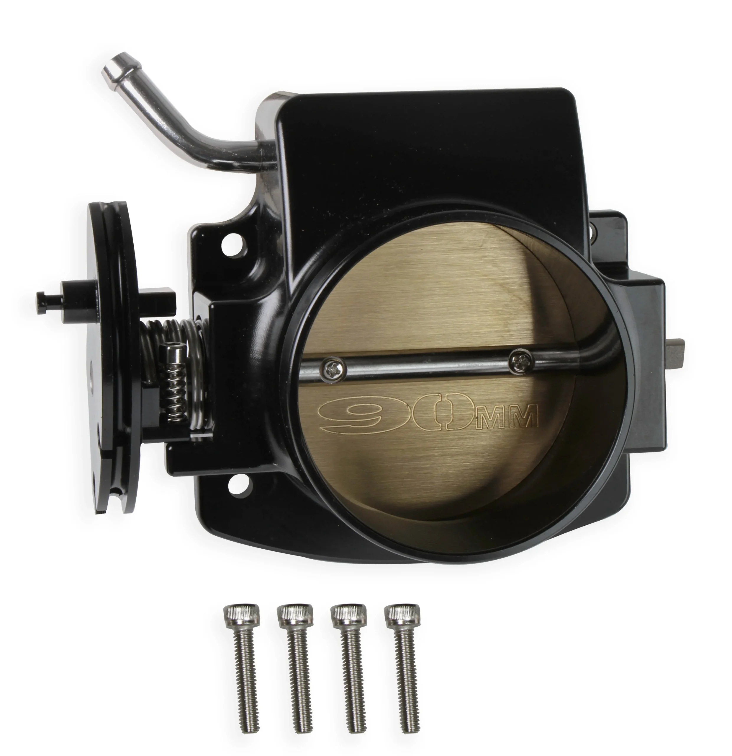 90MM Throttle Body LS Engine, Black with GM IAC provision