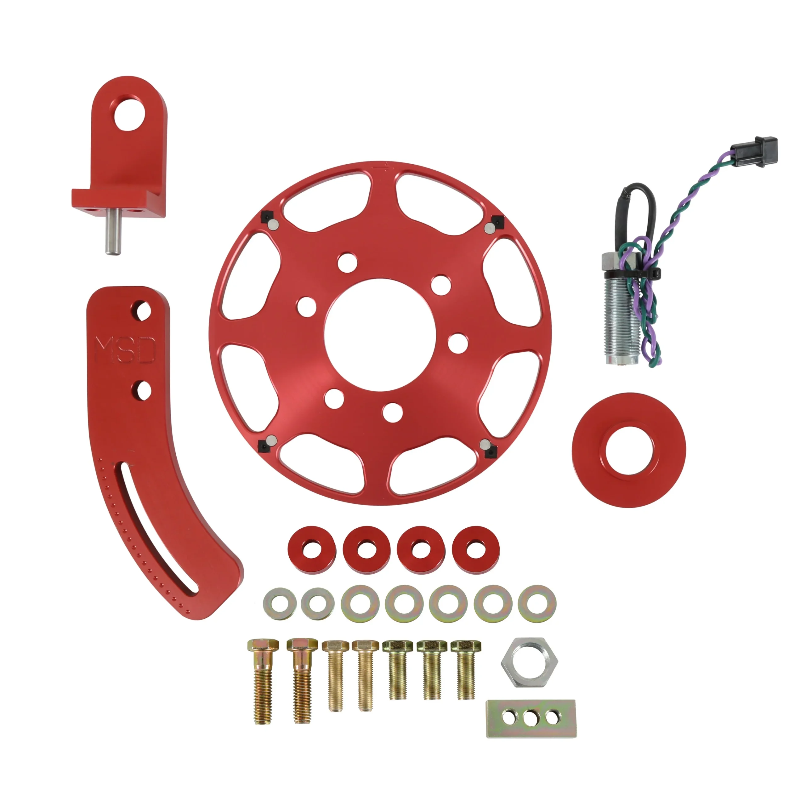 Small Block Chevy - Use with MSD 6/7/8 Series Ignition - Red