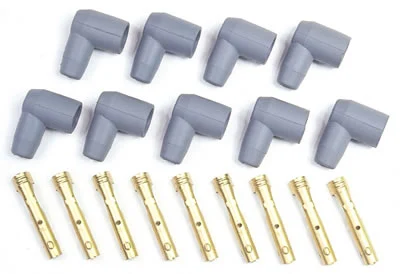 Boot & Terminal Kit 90 Deg Female Socket Style Gray