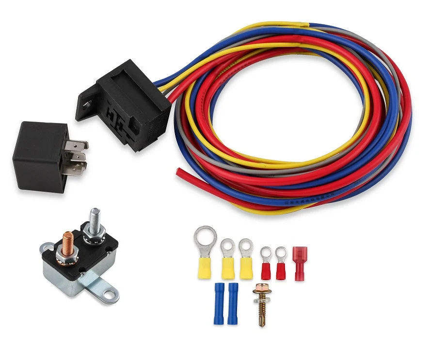 Electric Fuel Pump Harness & Relay Wiring Kit. 30 Amp Relay and Circuit Breaker