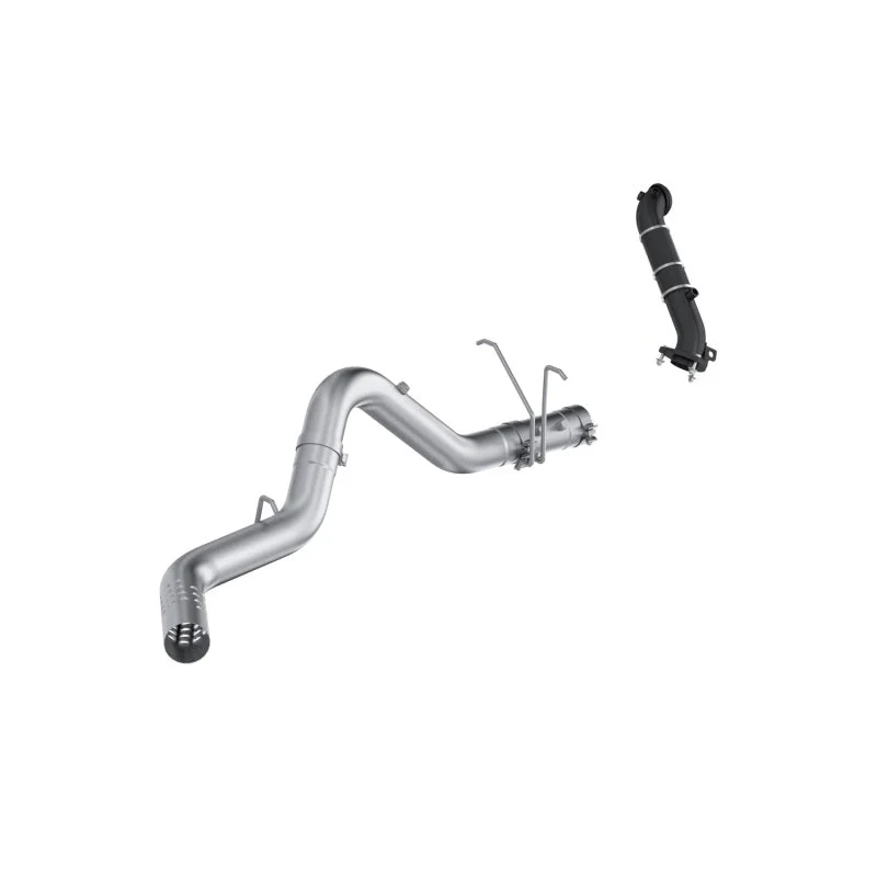 MBRP 15-16 Chevy Silverado / GMC Sierra 2500/3500HD 4in OD CatBack Single Side Exit w/ Downpipe - AL