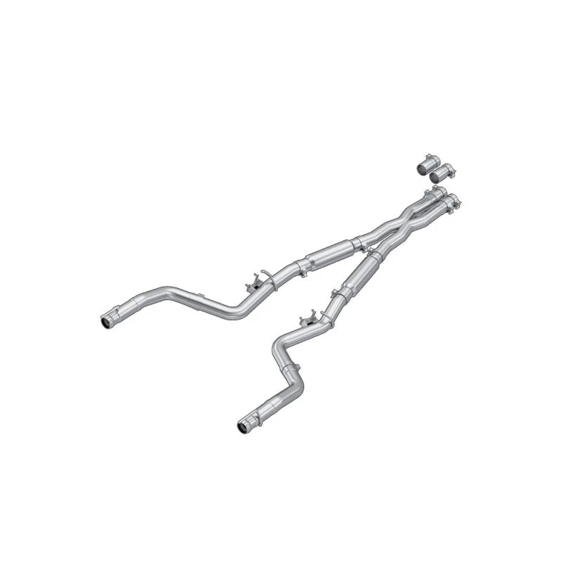 MBRP 15-23 Dodge Challenger 6.2L, 6.4L HEMI AL Steel 3in Cat-Back Dual Split - Street Version