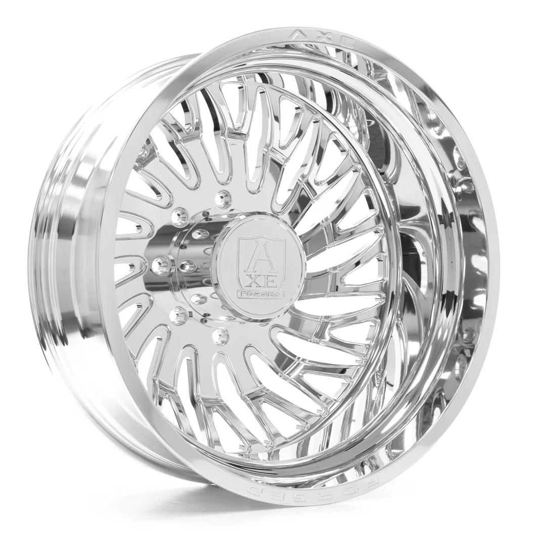 AXE FORGED DUALLY AF10 DUALLY (inner left) FULLY POLISHED 22x8.25 ET.-146,+168 10x225