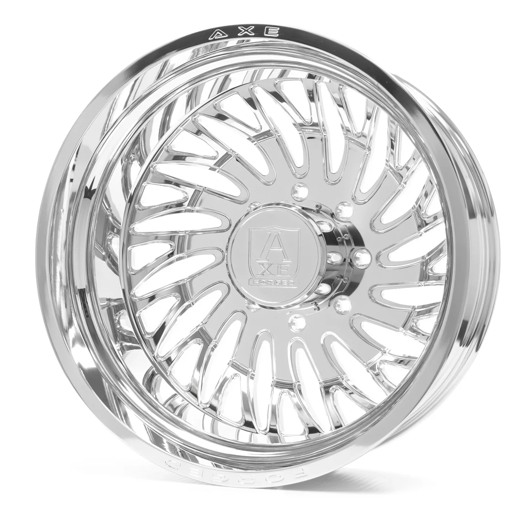 AXE FORGED DUALLY AF10 DUALLY (inner right) FULLY POLISHED 24x8.25 ET.-146,+168 8x200