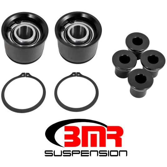 BMR 15-17 S550 Mustang Premium Rear Lower Control Arm Bearing Kit - Black