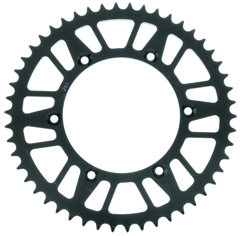 BikeMaster Yamaha Rear Steel Sprocket 520 51T - Black