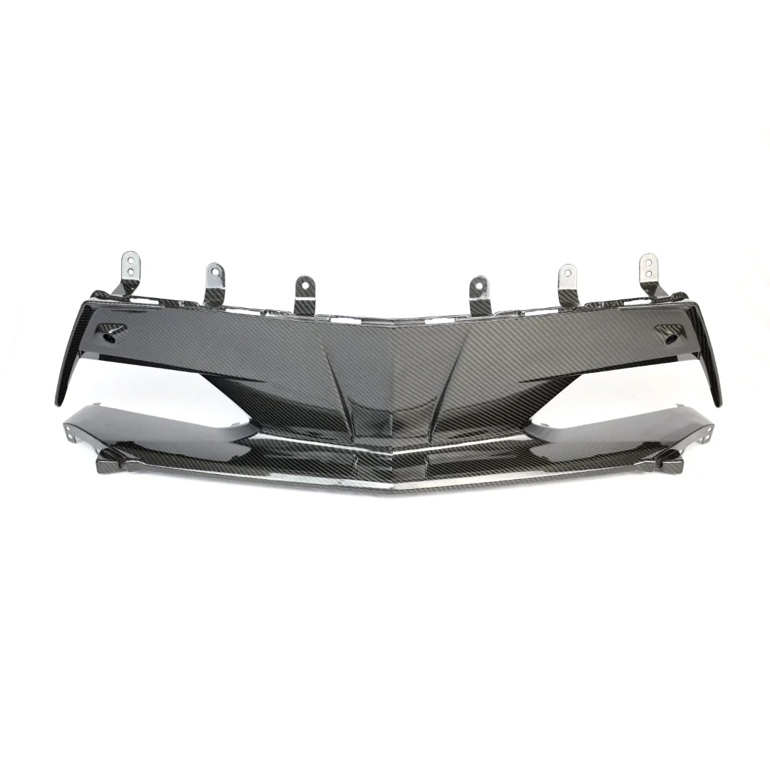 Chevrolet Corvette C8 Carbon Fiber Front Bumper Center Bezels