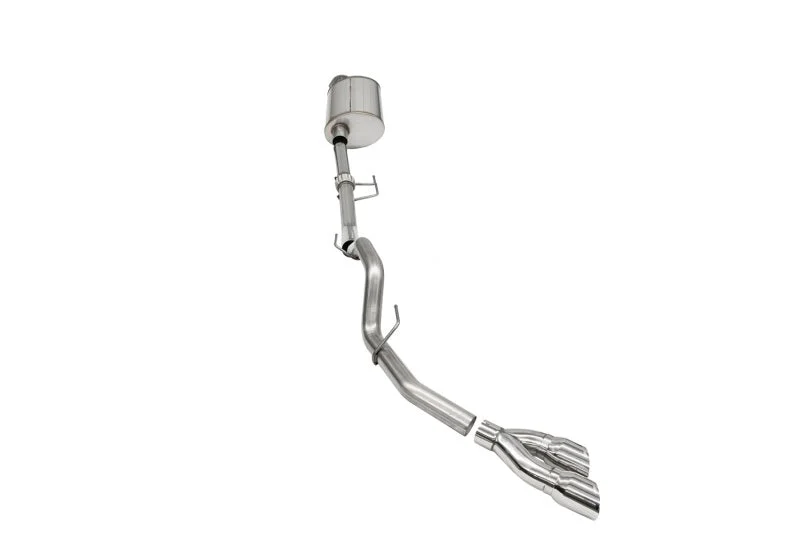 Corsa 2021-2025 Ford F-150 Regular Cab/ 8in Bed 3.5L V6 Sport Cat-Back Single Side Exit-Polished