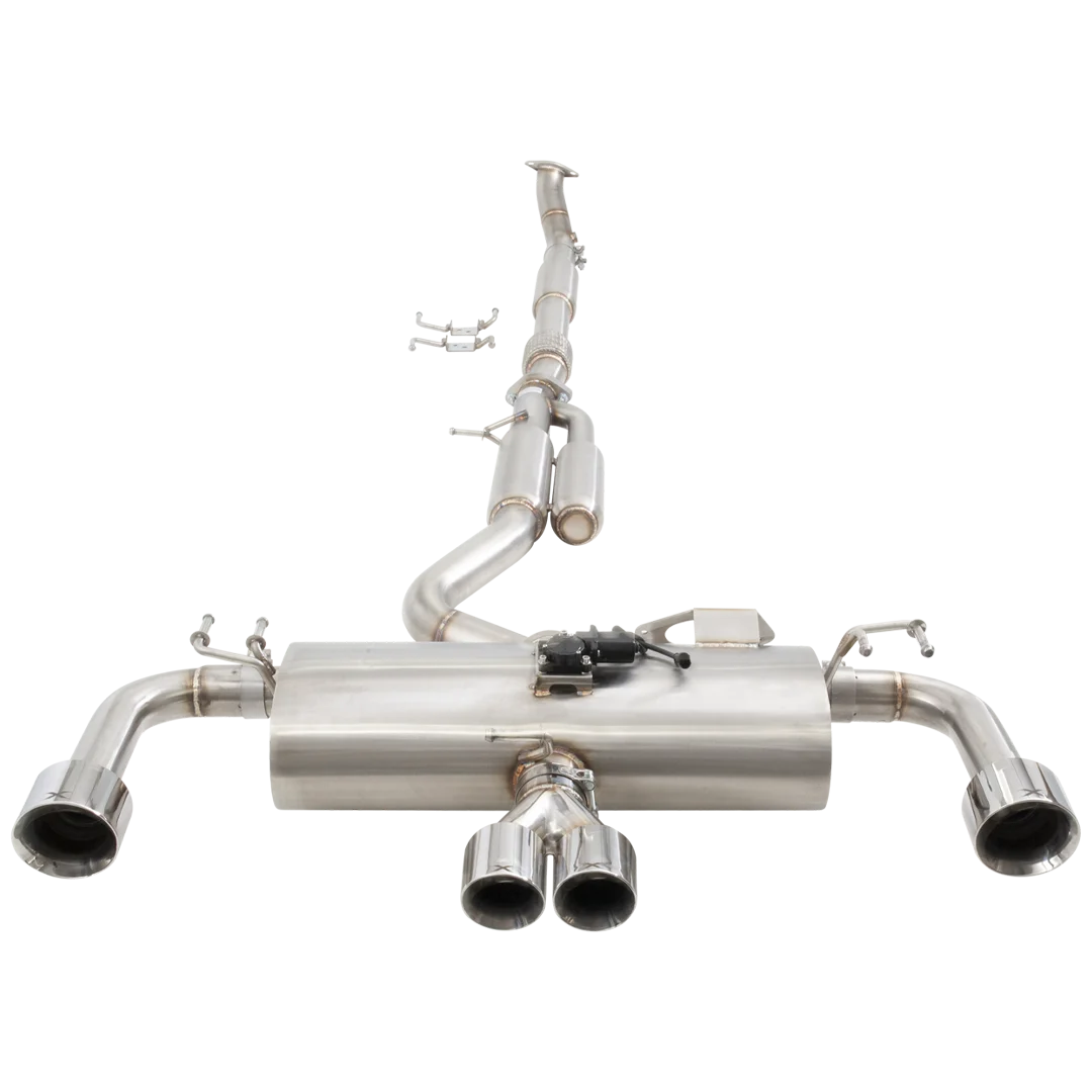 XForce Varex Valved Cat Back Exhaust System | 2023+ Toyota GR Corolla (ESTCG23VKCS)