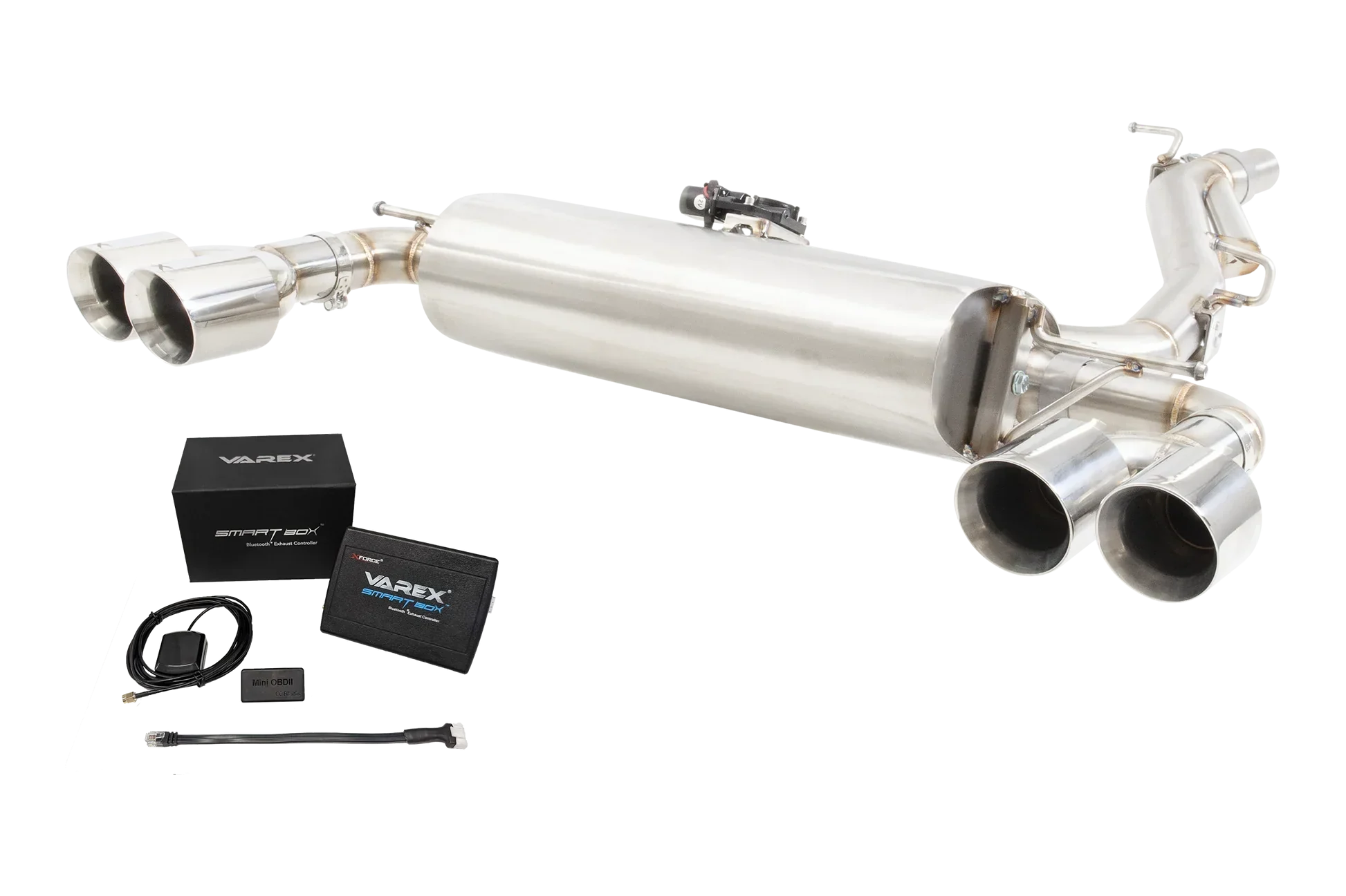 X-Force Stainless Steel 3" Catback Exhaust System | 2015-2019 VW Golf R MK7 (ESVGR7HVKSB)