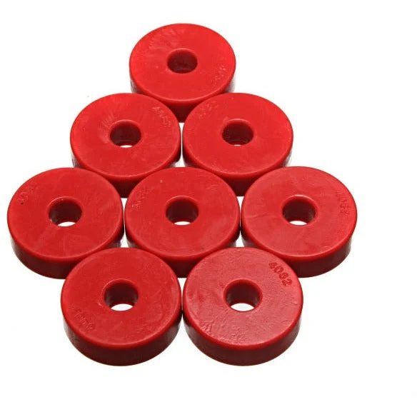 Energy Suspension Pad - Firm - 1-15/16in OD x 9/16in ID x 21/32in H - Red