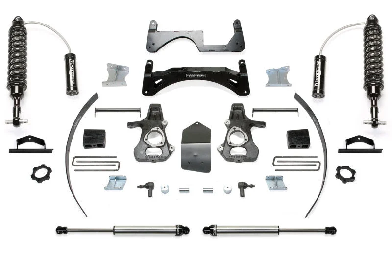 Fabtech 14-18 GM C/K1500 P/U w/oE Forg Stl UCA 6in Basic Sys w/Dl 2.5 & 2.25