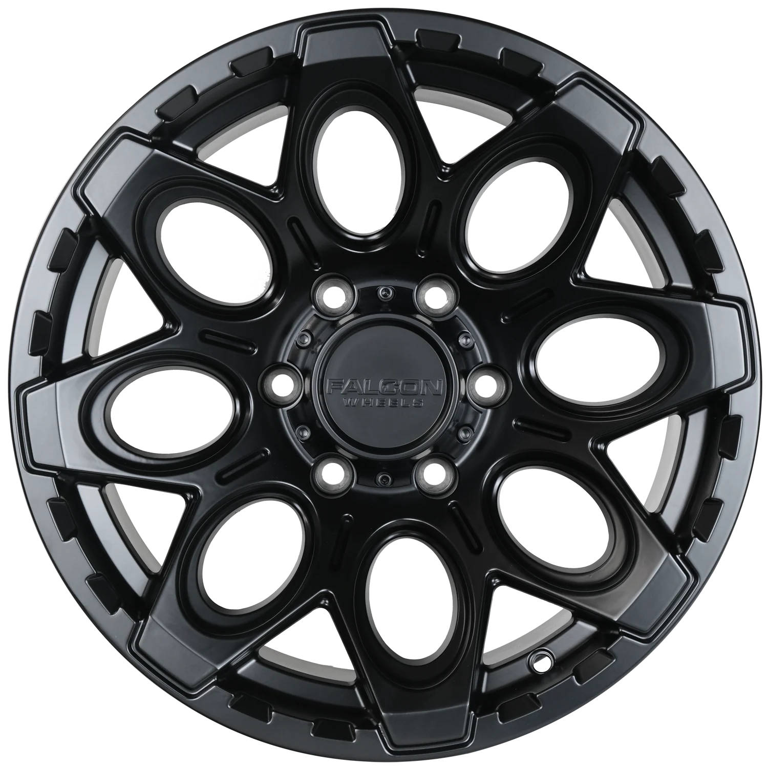 T6 - Matte Black 17x9