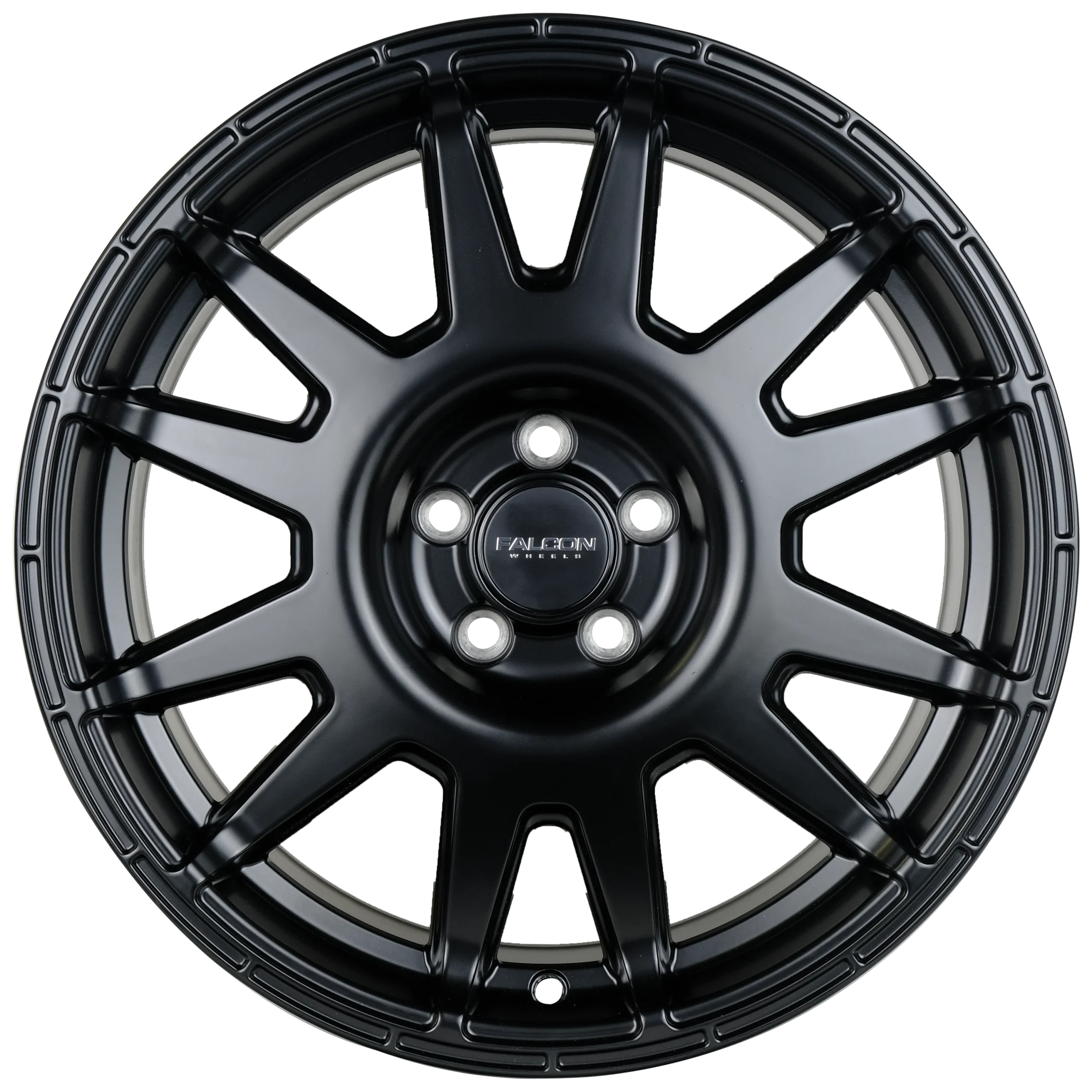 V2 - Matte Black 17x8