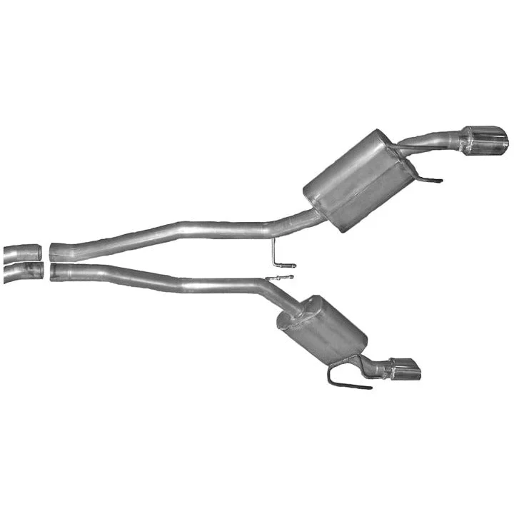 Gibson 2010 Chevrolet Camaro SS 6.2L 2.25in Cat-Back Dual Exhaust - Stainless