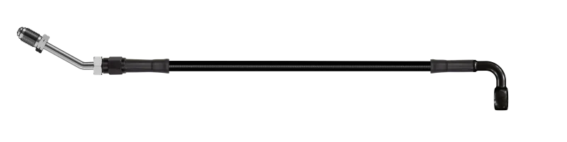 Goodridge 82in Universal Clutch Line w/Black Zinc Fittings & Black Hose - 90Deg Banjo w/M10 Fitting