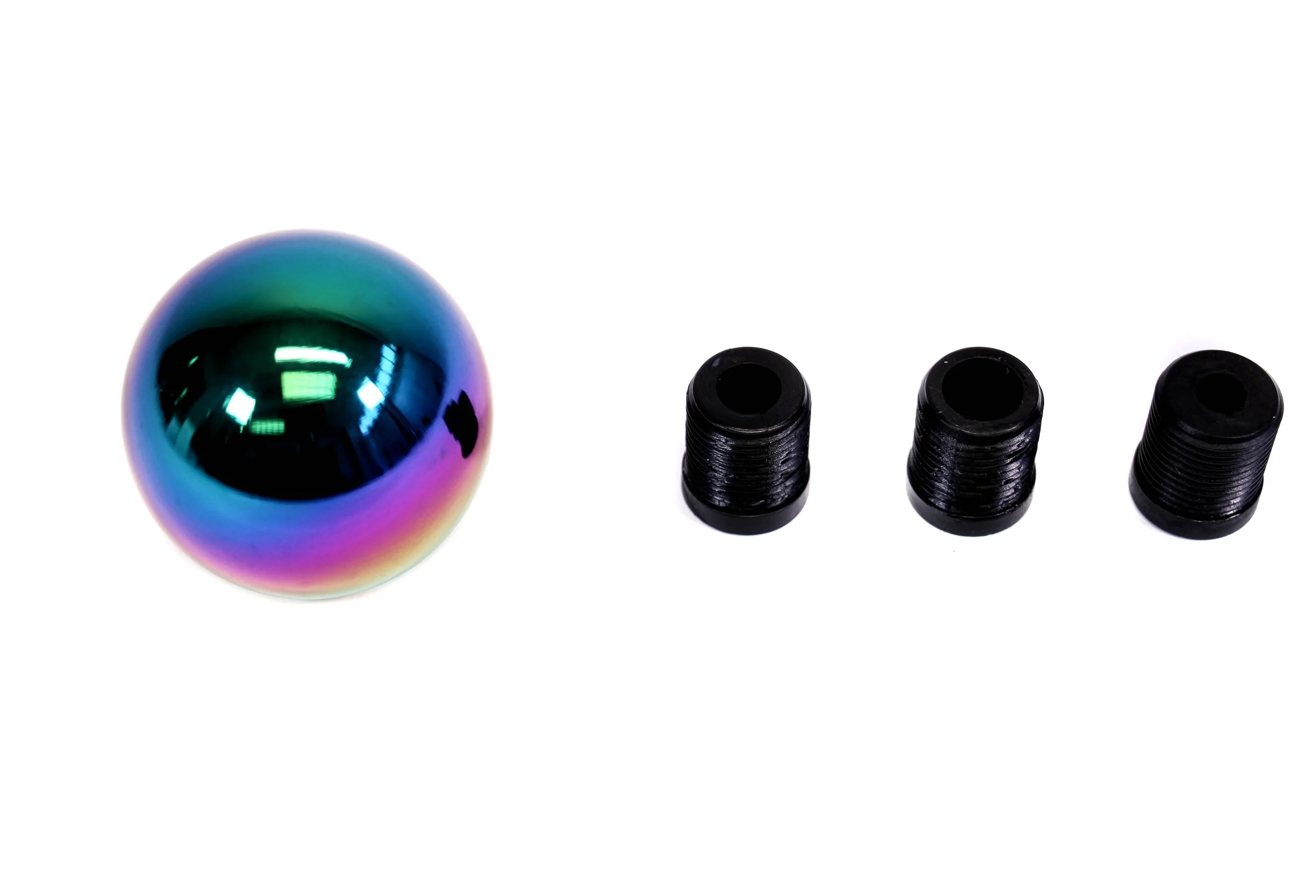 PLM Private Label Mfg. Spherical Shift Knob Neo chrome