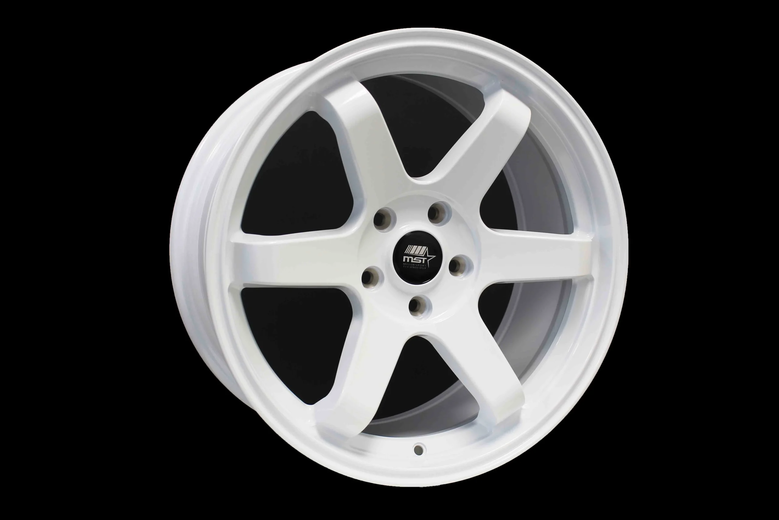 MT01 - Glossy White - 18x8.5 5x114.3 Offset +35