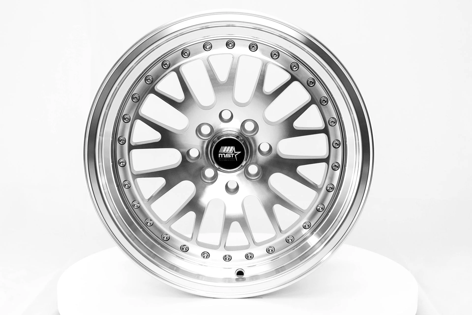 MT10 - Silver w/Machined Face - 16x8.0 4x100/4x114.3 Offset +20