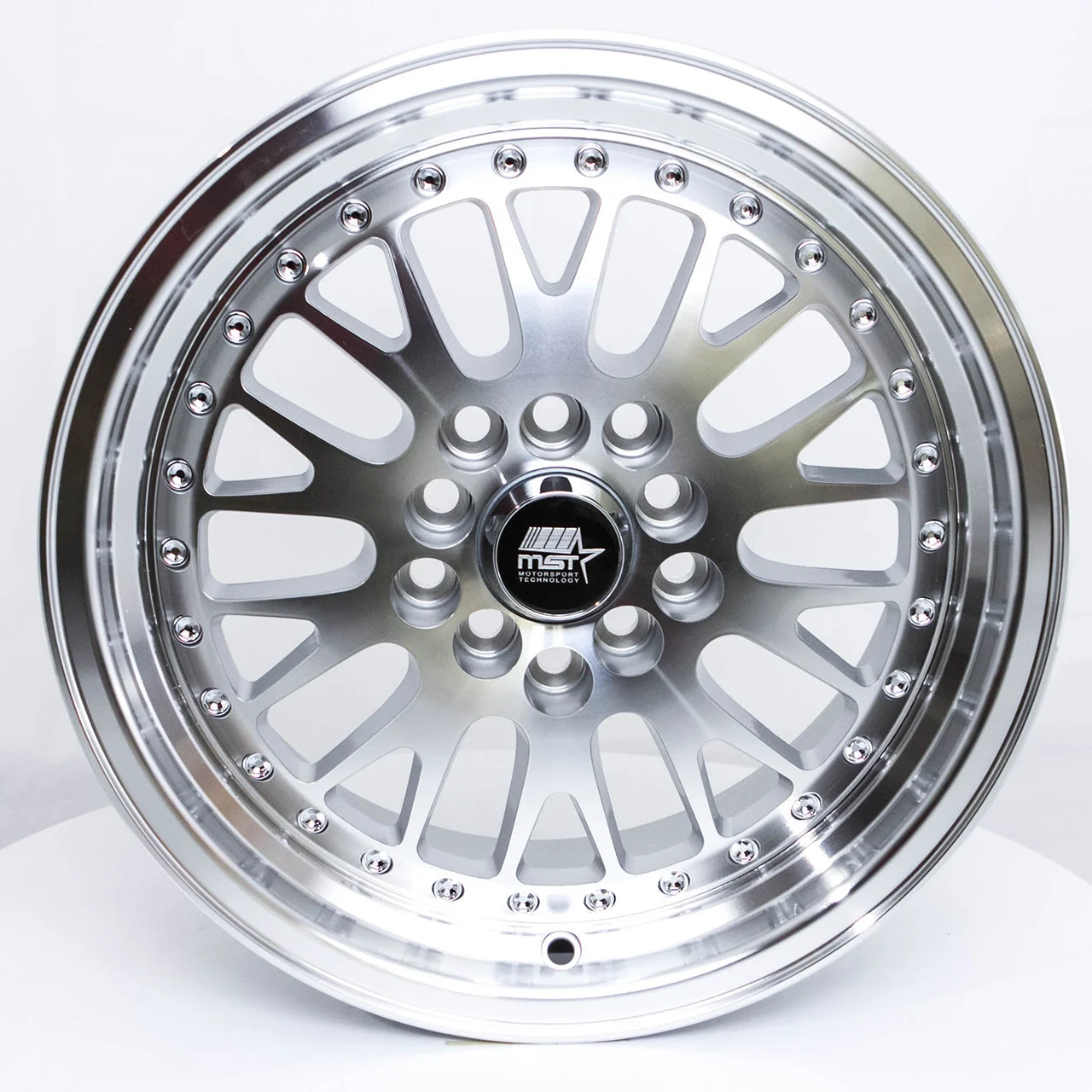 MT10 - Silver w/Machined Face - 15x7.0 5x100/5x114.3 Offset +20