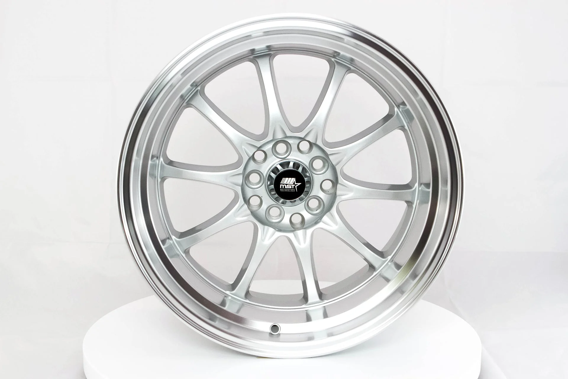MT11 - Silver w/Machined Lip - 17x9.0 5x100/5x114.3 Offset +20