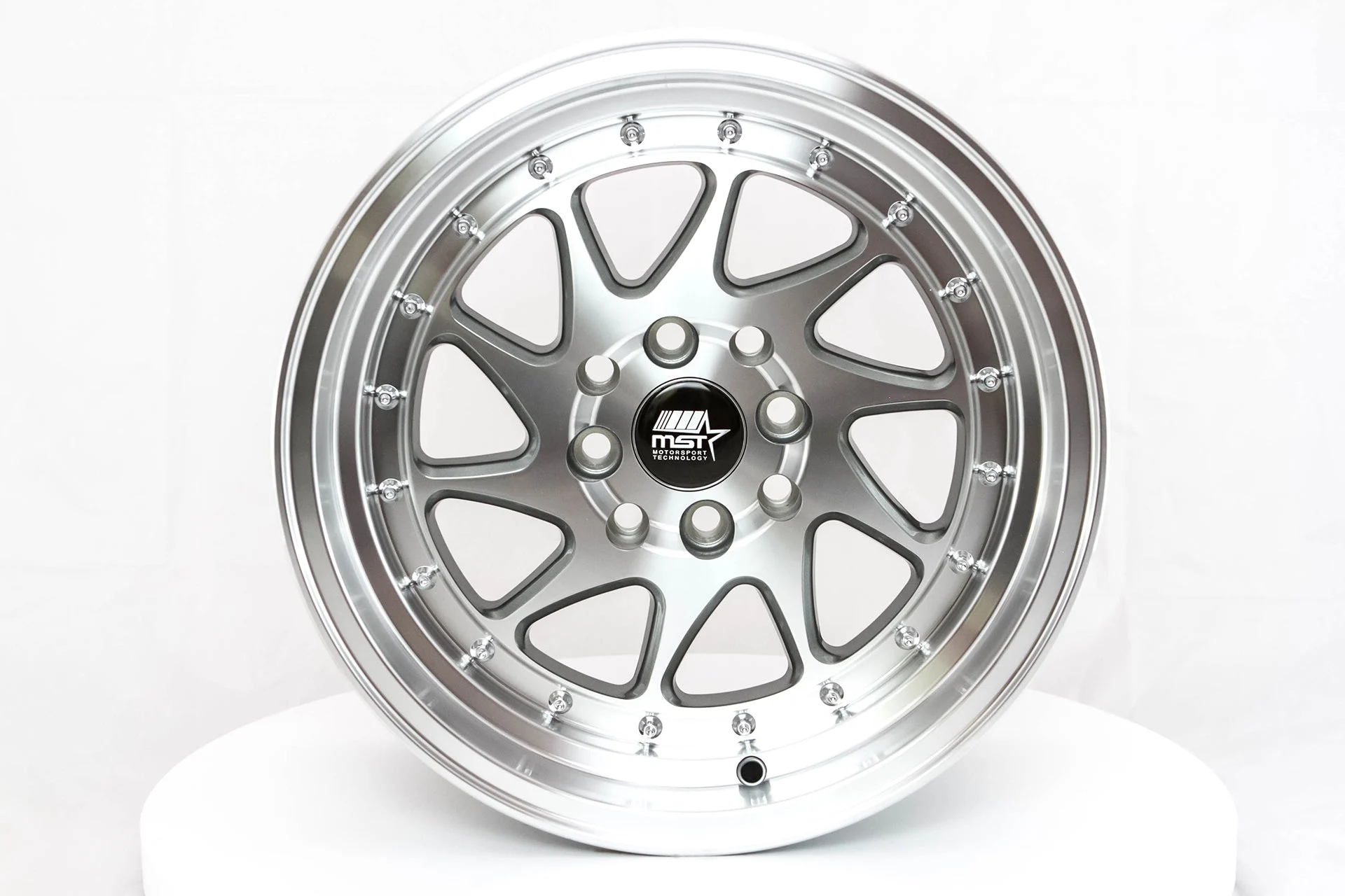 MT28 - Gunmetal w/Machined Face - 15x8.0 4x100/4x114.3 Offset +20