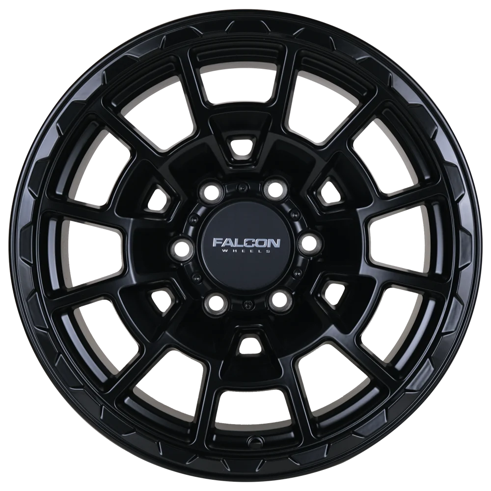 T4 Spyder - Matte Black 17x9