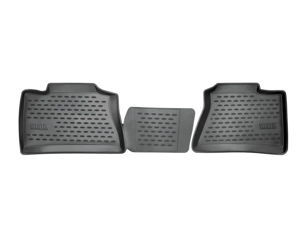 Westin 14-18 Chevrolet Silverado 1500/2500/3500 Crew Cab Profile Floor Liners 2nd Row - Black