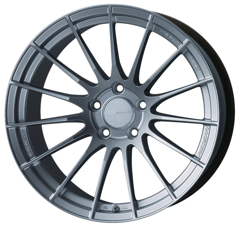 Enkei RS05-RR 18x9 40mm ET 5x114.3 75.0 Bore Sparkle Silver Wheel (S/O - No Cancel MIN ORDER QTY 40)