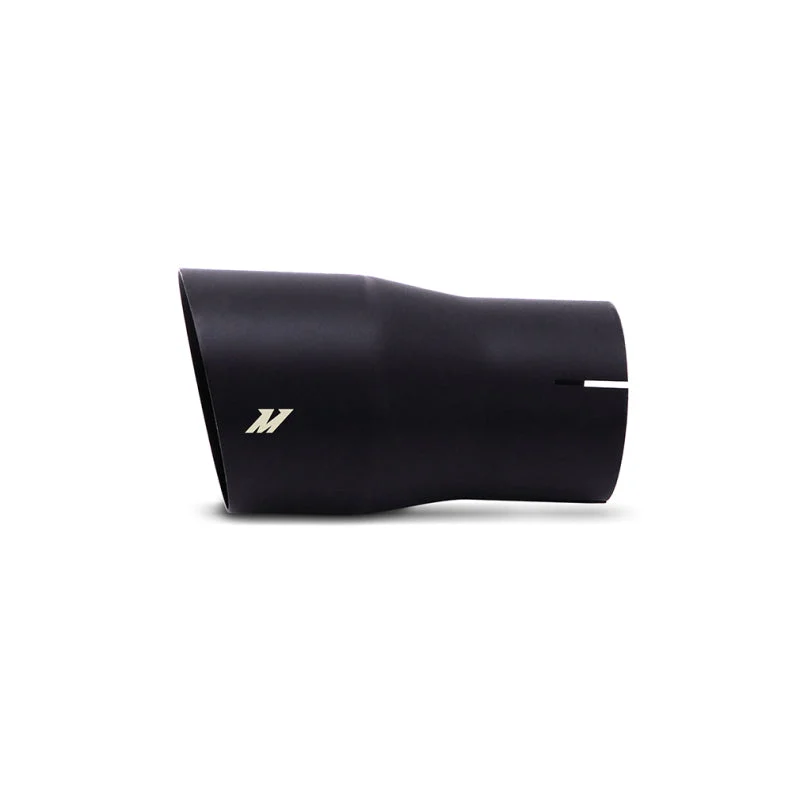 Mishimoto Clamp-On Single Wall Exhaust Tip 5in Outlet - Black