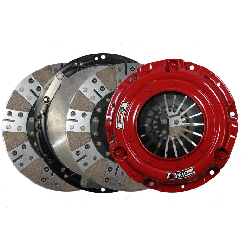McLeod RXT HD Twin Clutch LSA 9-11/16 x 1-1/8 x 26 Spline Sprung Hub 8 Bolt Modular Assy w/Alum Fly