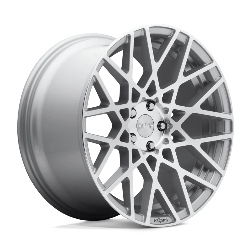 Rotiform R110 BLQ Wheel 18x8.5 5x112 45 Offset - Gloss Silver Machined (Single wheel)