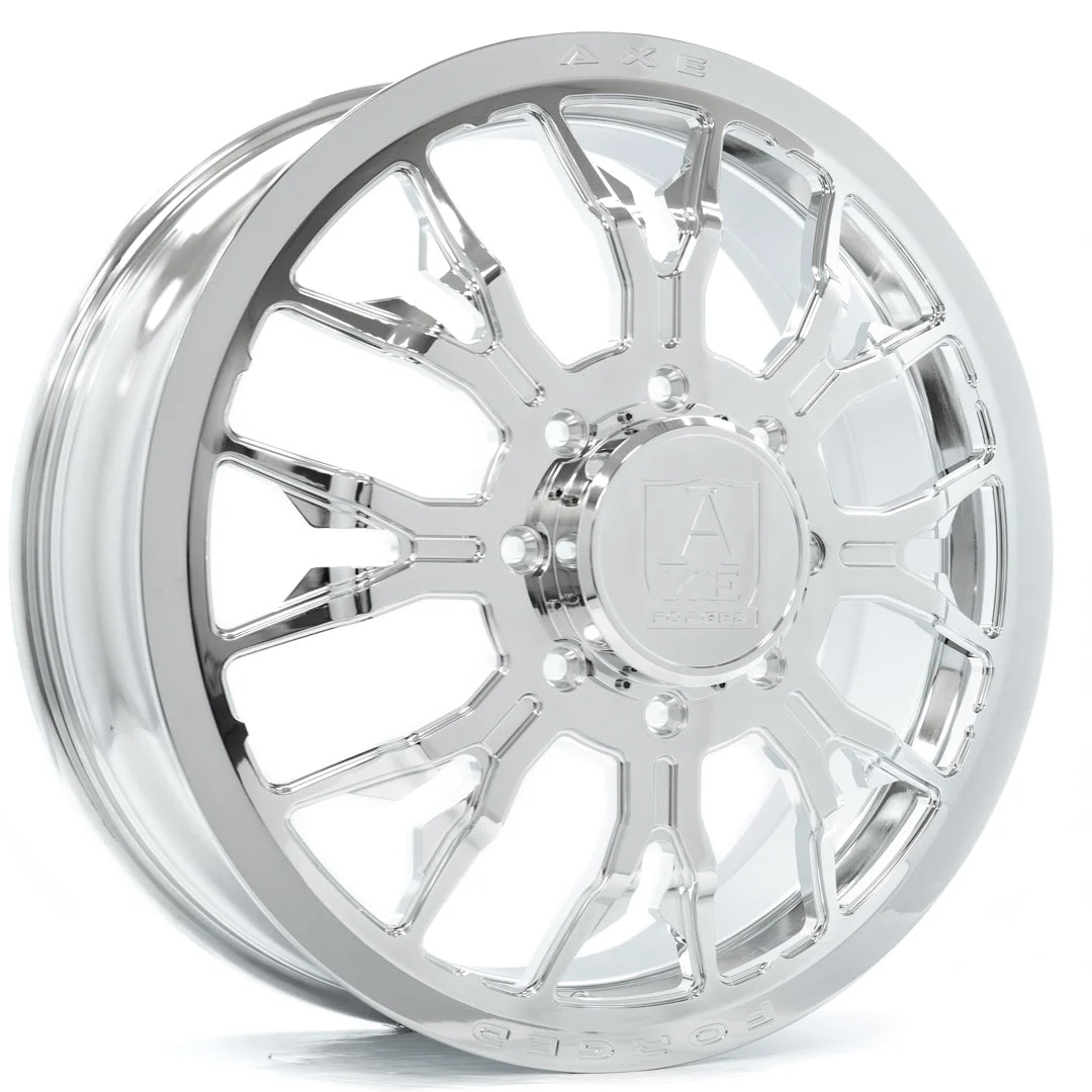 AXE FORGED DUALLY AF6 DUALLY (front) FULLY POLISHED 22x8.25 ET.-146,+168 8x200