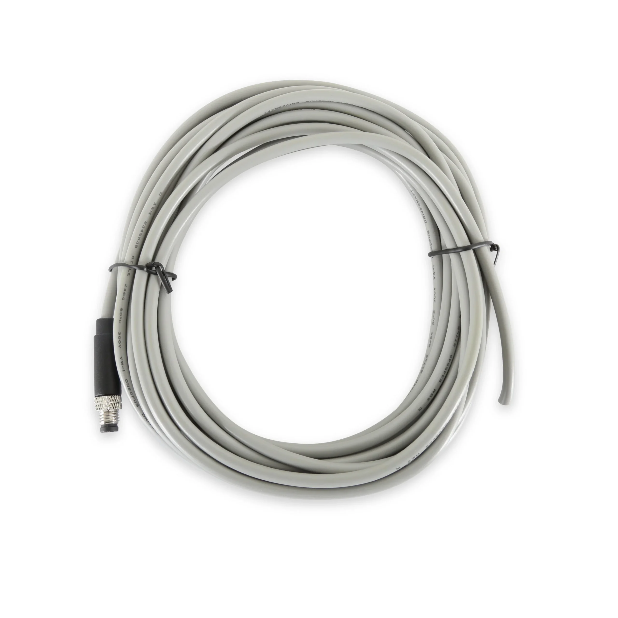 Driveshaft RPM Cable for Power/RPM Harness, Grey, 240" Unterminated