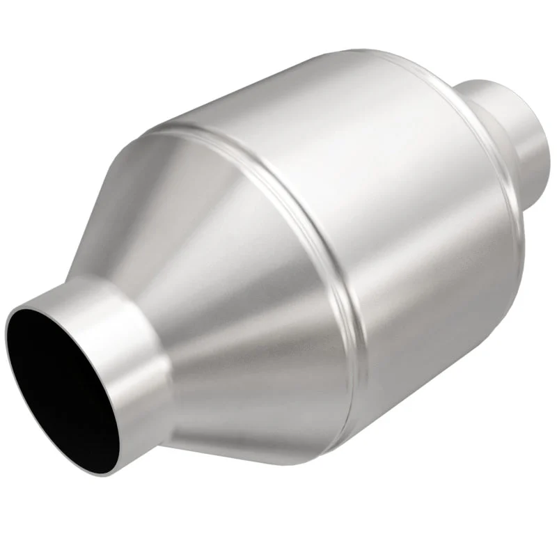 MagnaFlow Univ Cat Conv 2.5in Inlet/Outlet Center/Center Round 3in Body L x 5in W x 8.75in Overall L