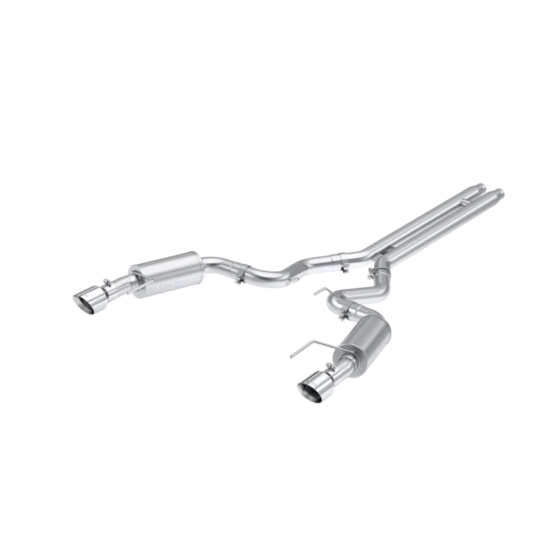 MBRP 2024 Ford Mustang GT S650, 5.0  Aluminized Steel 3in Cat-Back Dual Split Rear (Street)