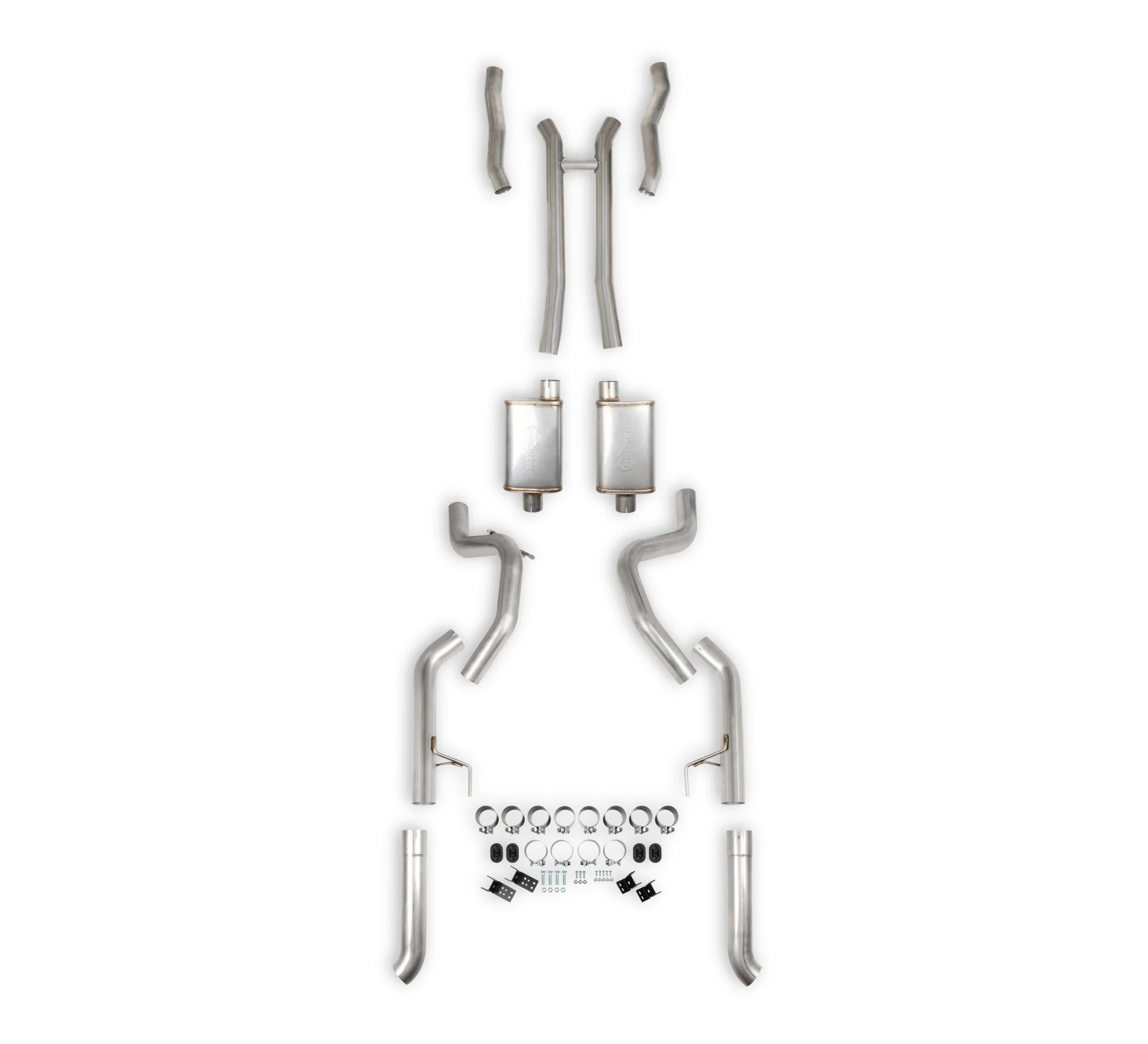 Hooker Blackheart  3.0" 304 Stainless Steel Hemi Swap Exhaust System