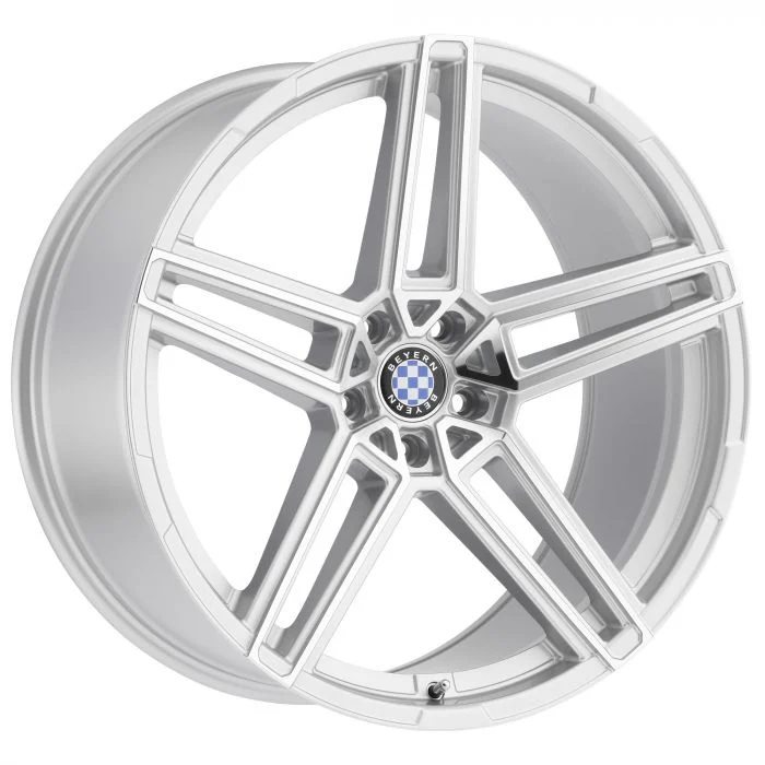 BEYERN GERADE 18X10 ET.20 5X120 SILVER Set of 4 Wheels
