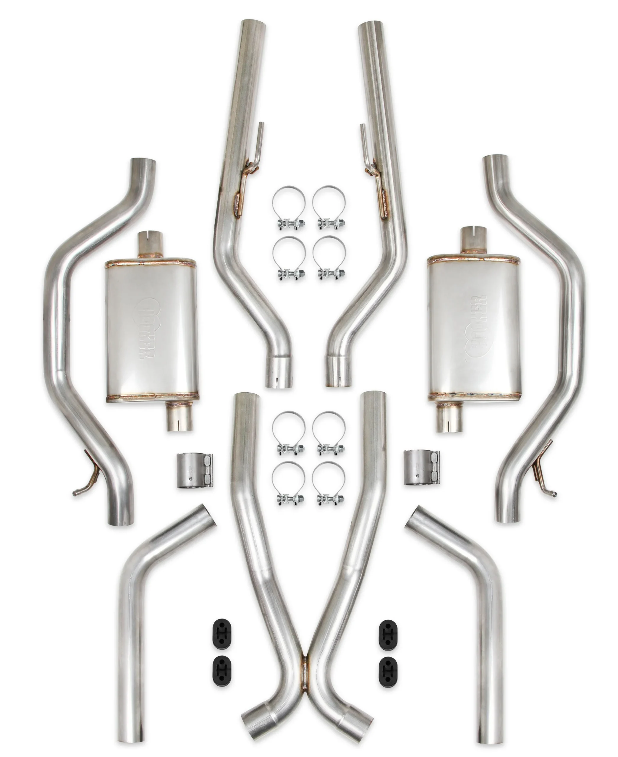 Hooker BlackHeart LS SWAP Cat-Back Exhaust System - C10 - 409SS - 3-Inch