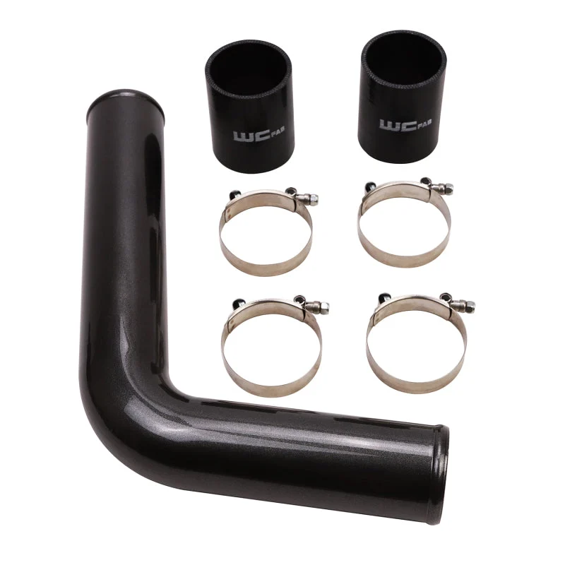 Wehrli 03-07 Cummins 5.9L Driver Side 3in Intercooler Pipe - Kiwi Green