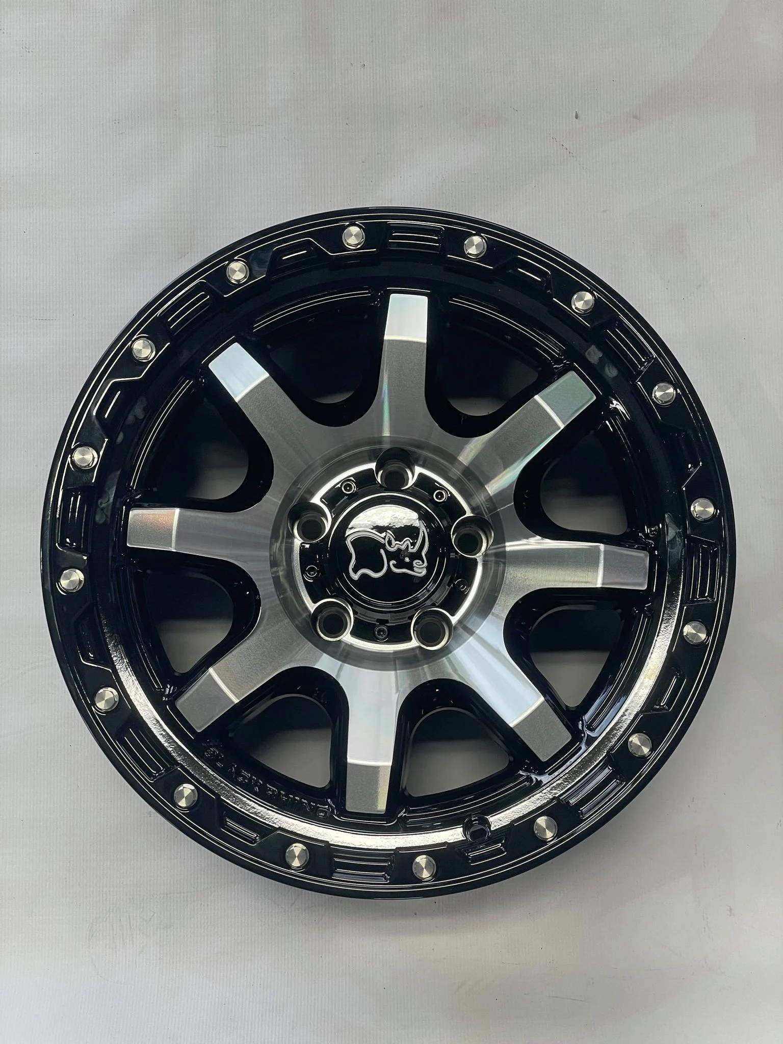 Black Rhino Wheels Coyote Gloss Black Machined Face 17x9 ET.-18 5x127 Set of 4 Wheels ORL