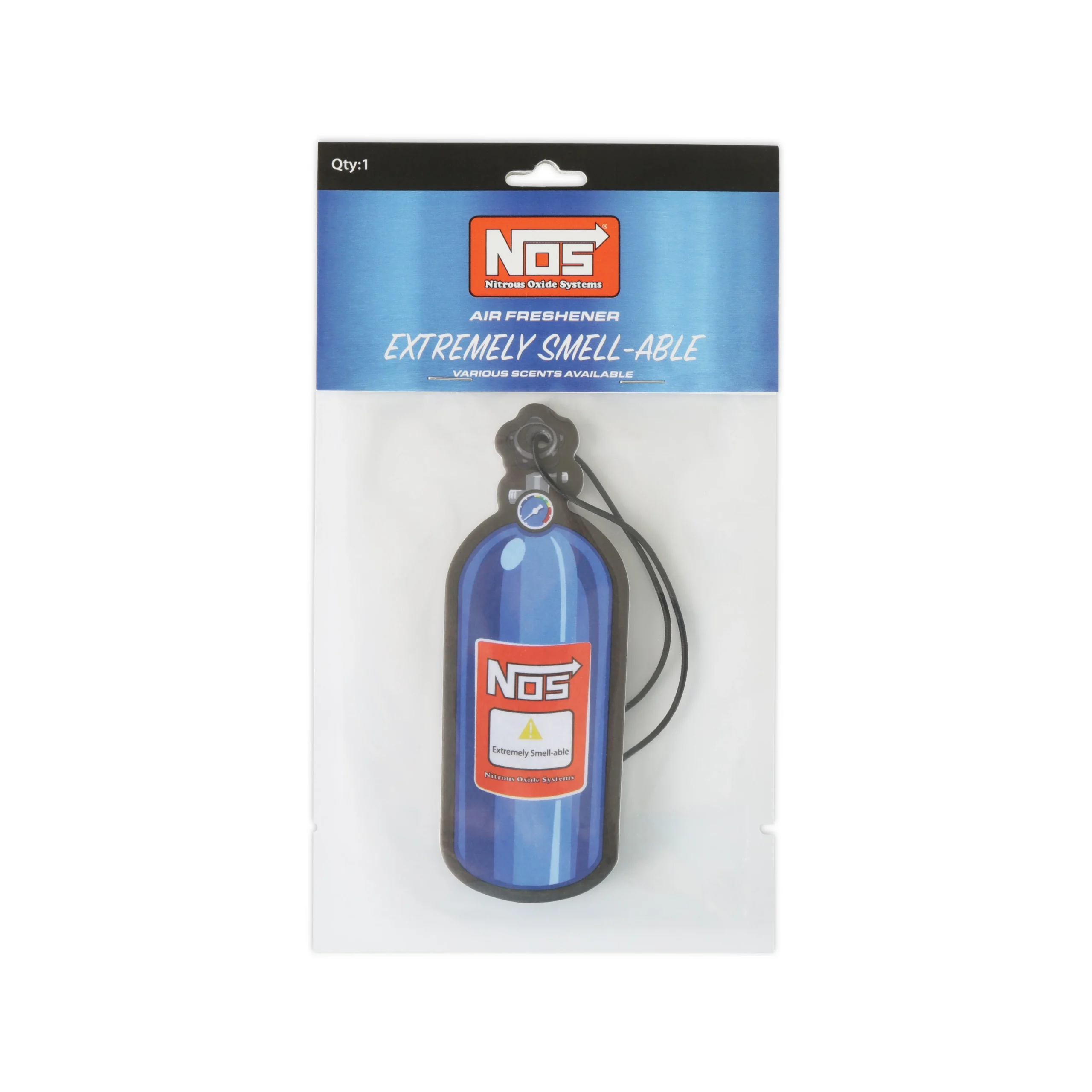 Paper air freshener with black elastic string - Vanilla scented