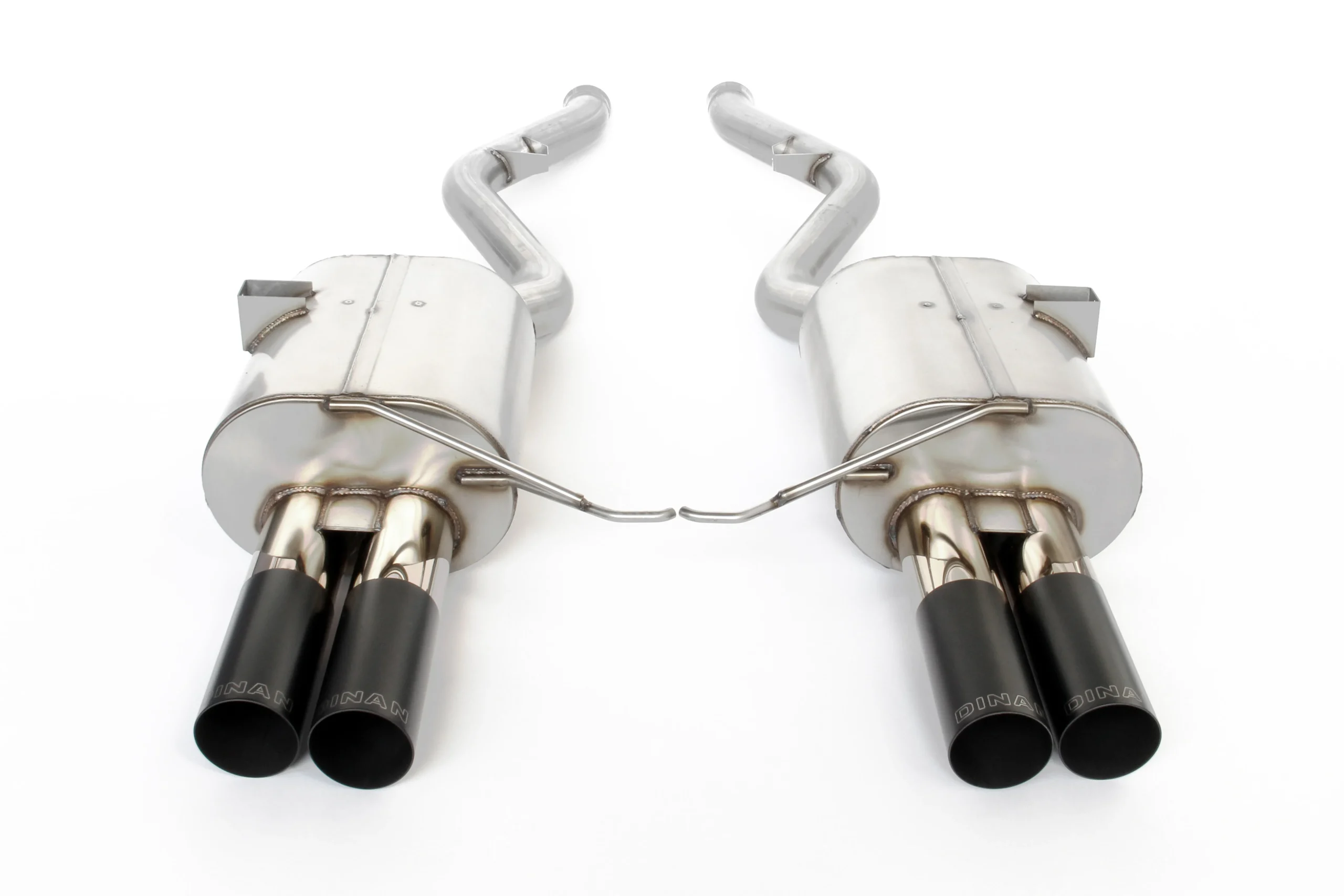 Stainless Steel - Black Tips - E92/E93 - Coupe and Convertible
