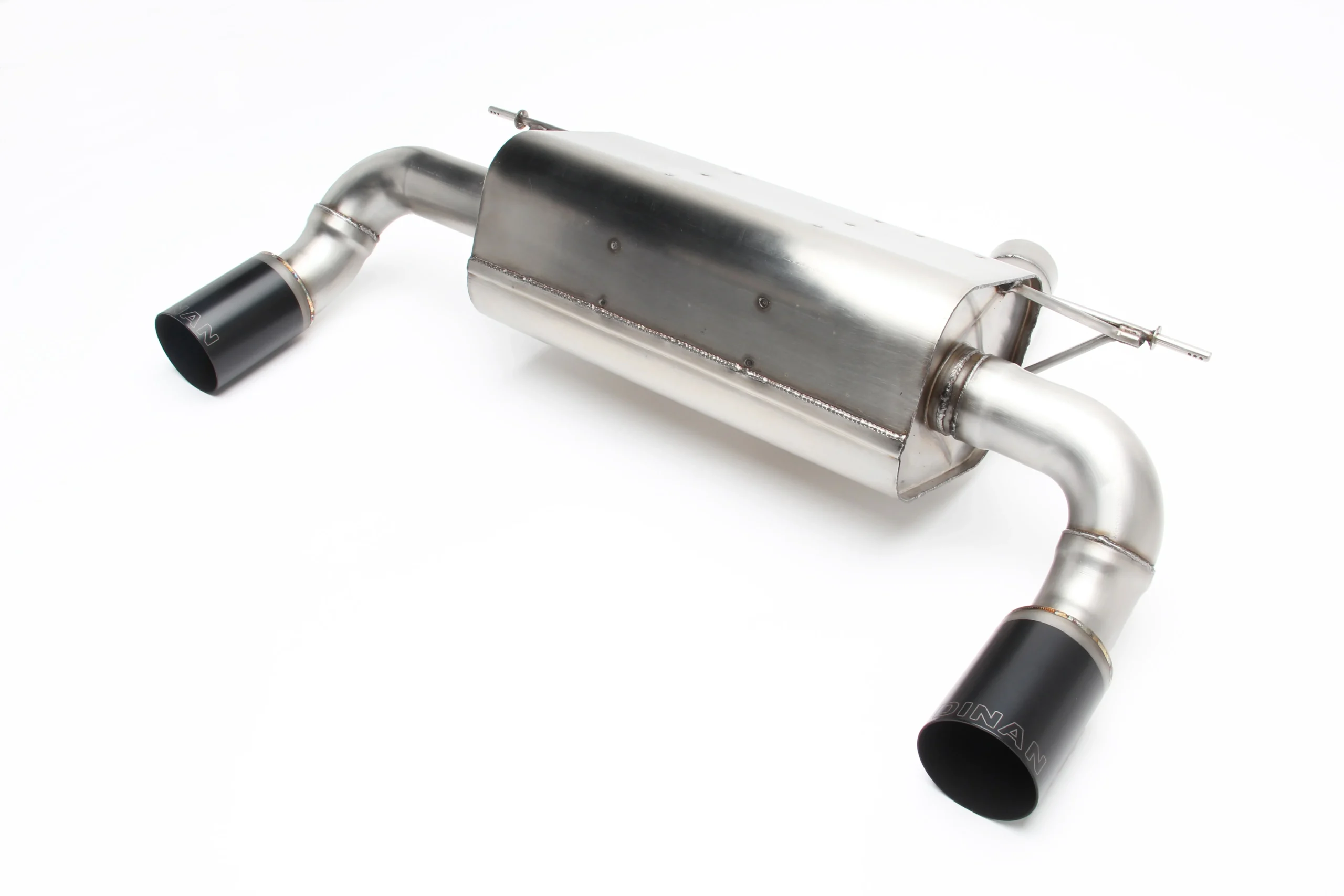 Stainless Steel - Black Tips - w/o M-Performance Rear Valance - F22