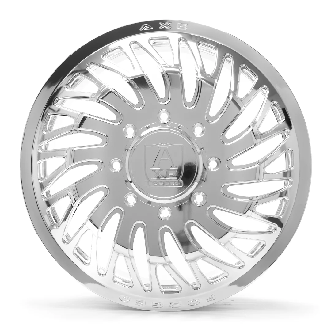 AXE FORGED DUALLY AF10 DUALLY (front right) FULLY POLISHED 26x8.25 ET.-146,+168 8x210