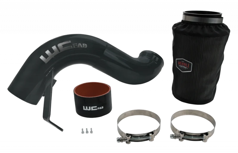 Wehrli 07.5-09 Dodge 6.7L Cummins 4in Intake Kit - Bronze Chrome
