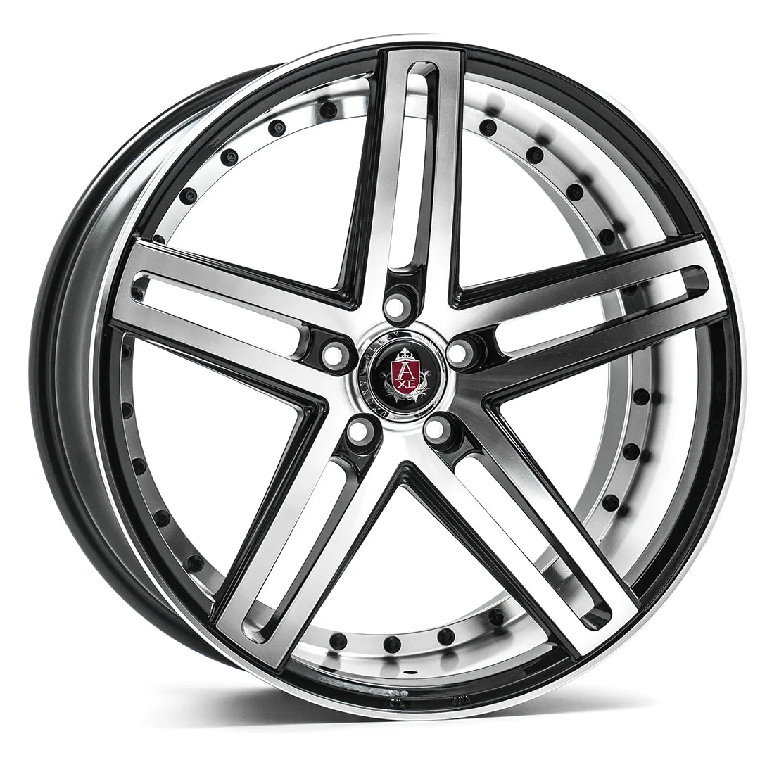 EX EX20 BLACK AND POLISHED FACE 20x8.5 ET.25,32,35,38,40 5x114