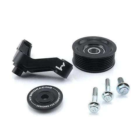 Hybrid Racing K-Series Idler Bracket & Pulley Kit | 2002-2006 Acura RSX, 2002-2005 Honda Civic Si, and 2004-2008 Acura TSX (HYB-IDB-01-02)