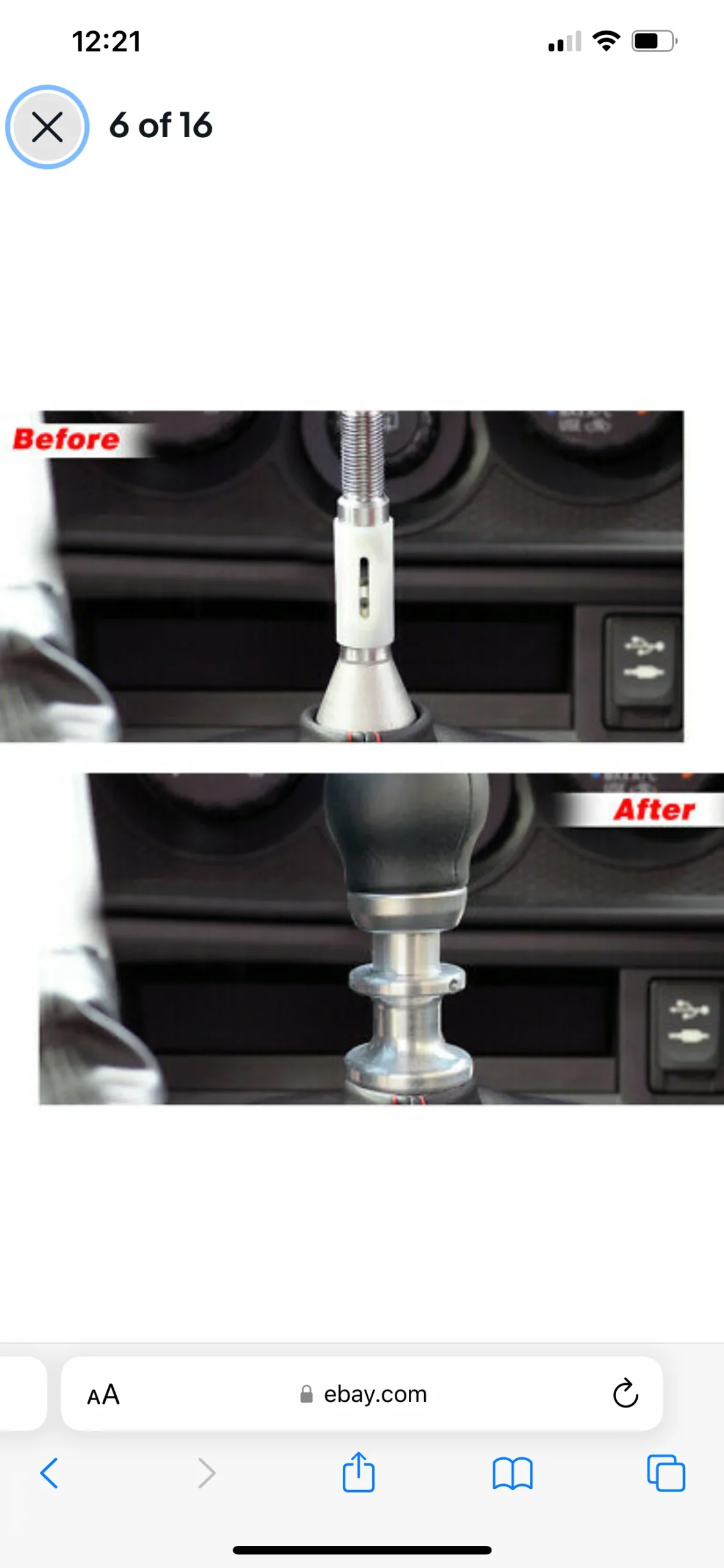 Gear Shift Knob Reverse Lockout Lever Lifter Up For Subaru BRZ Toyota FT86 GT86