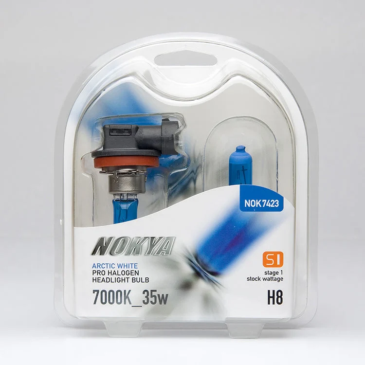 Nokya Arctic White Pro Halogen Headlight Bulb H8